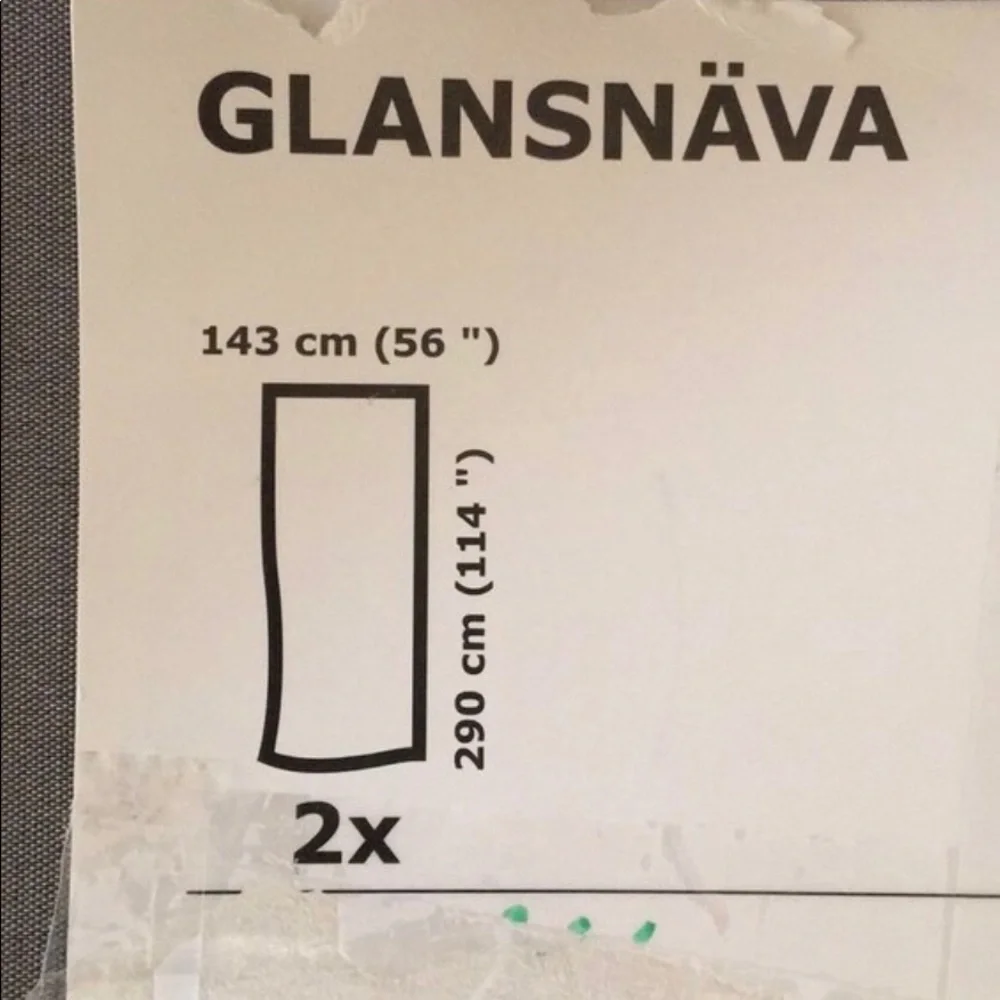IKEA Glansnäva Curtains Room Darkening